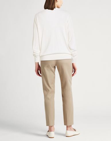 Woman Sweater Ivory Size 10 Cashmere, Silk