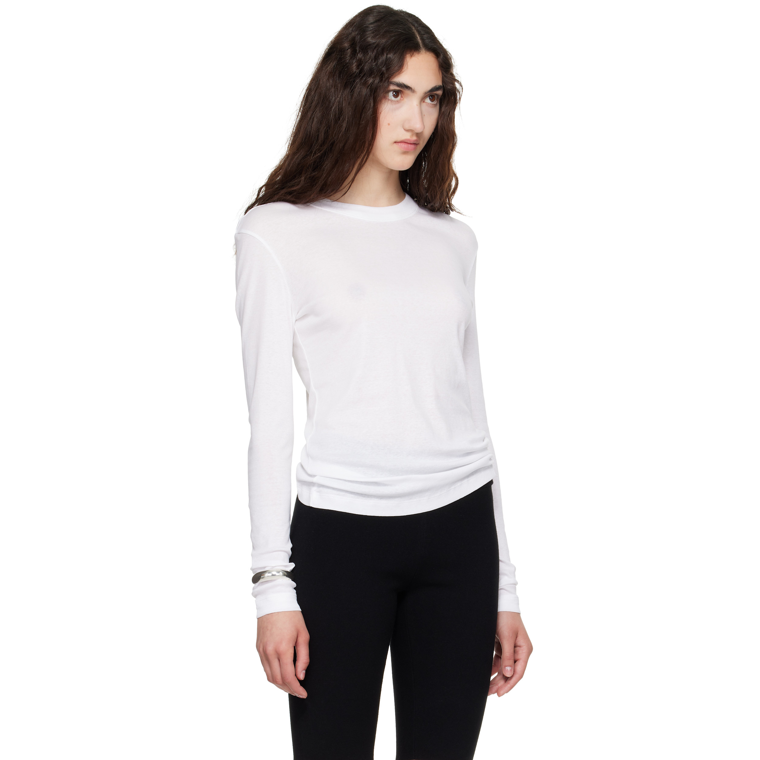 White Sophie Longsleeve T-shirt