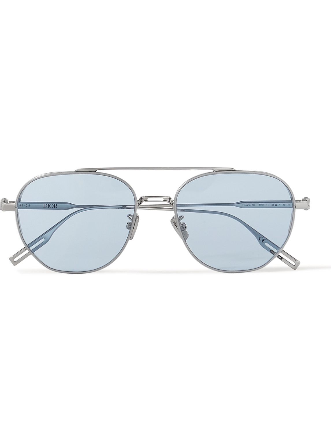 NeoDior RU Aviator-Style Palladium Sunglasses - Men - Silver