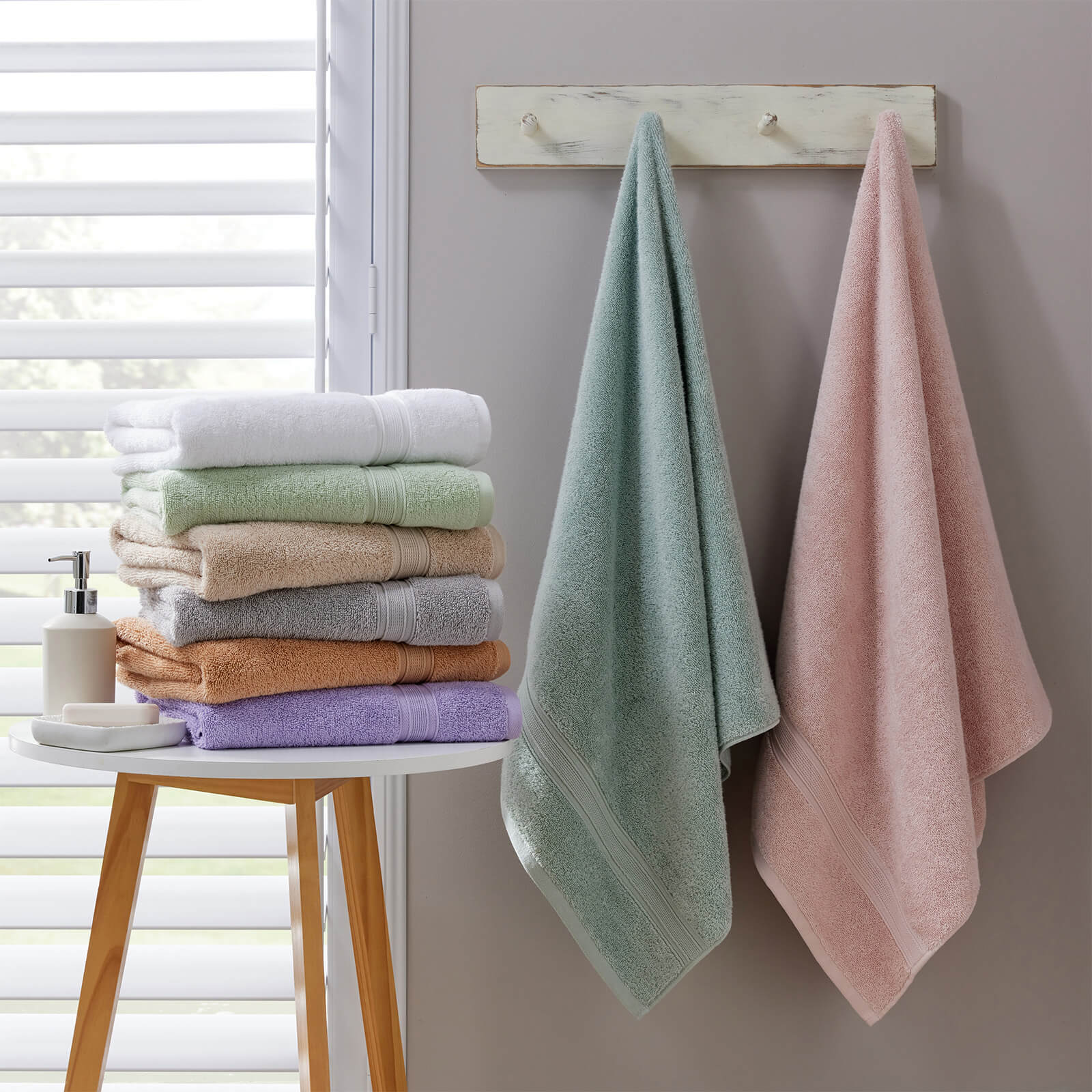 Christy Refresh Towel - Duck Egg - Set of 2 - Bath Sheet 90 x 150c