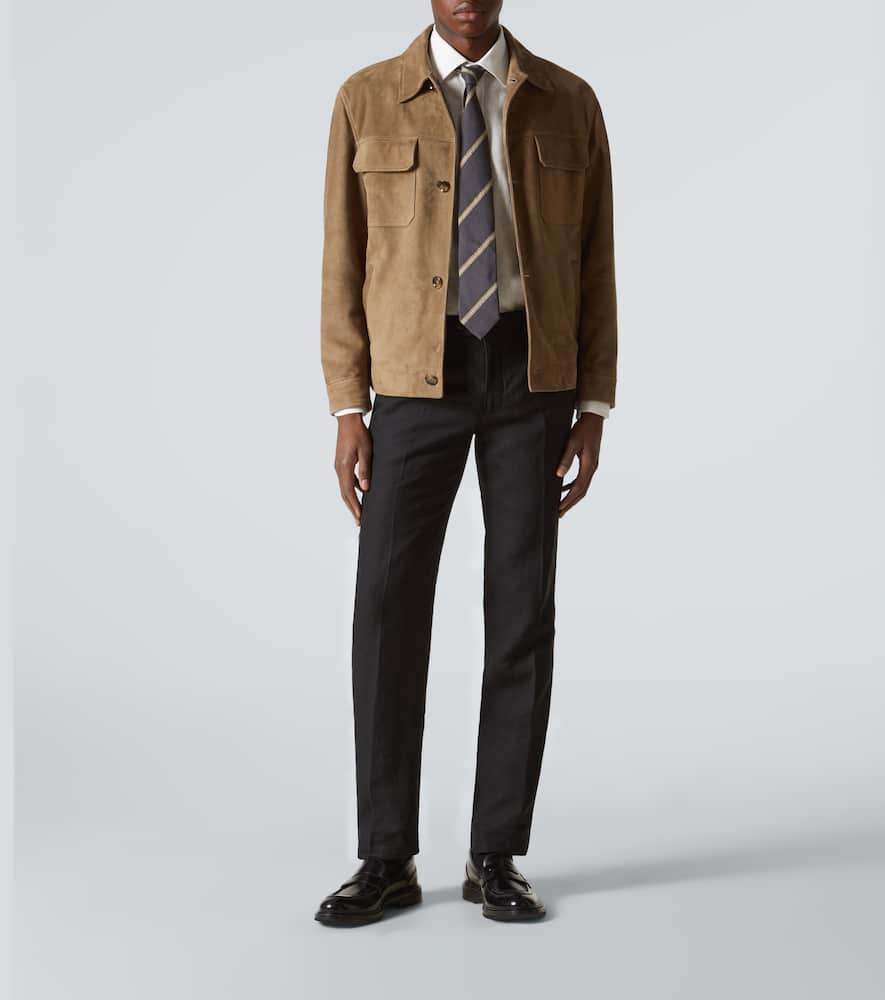 Modluca wool flannel straight pants