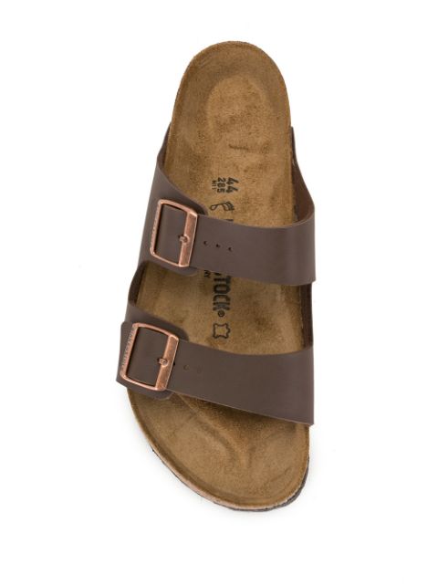 Open toe buckled sandals