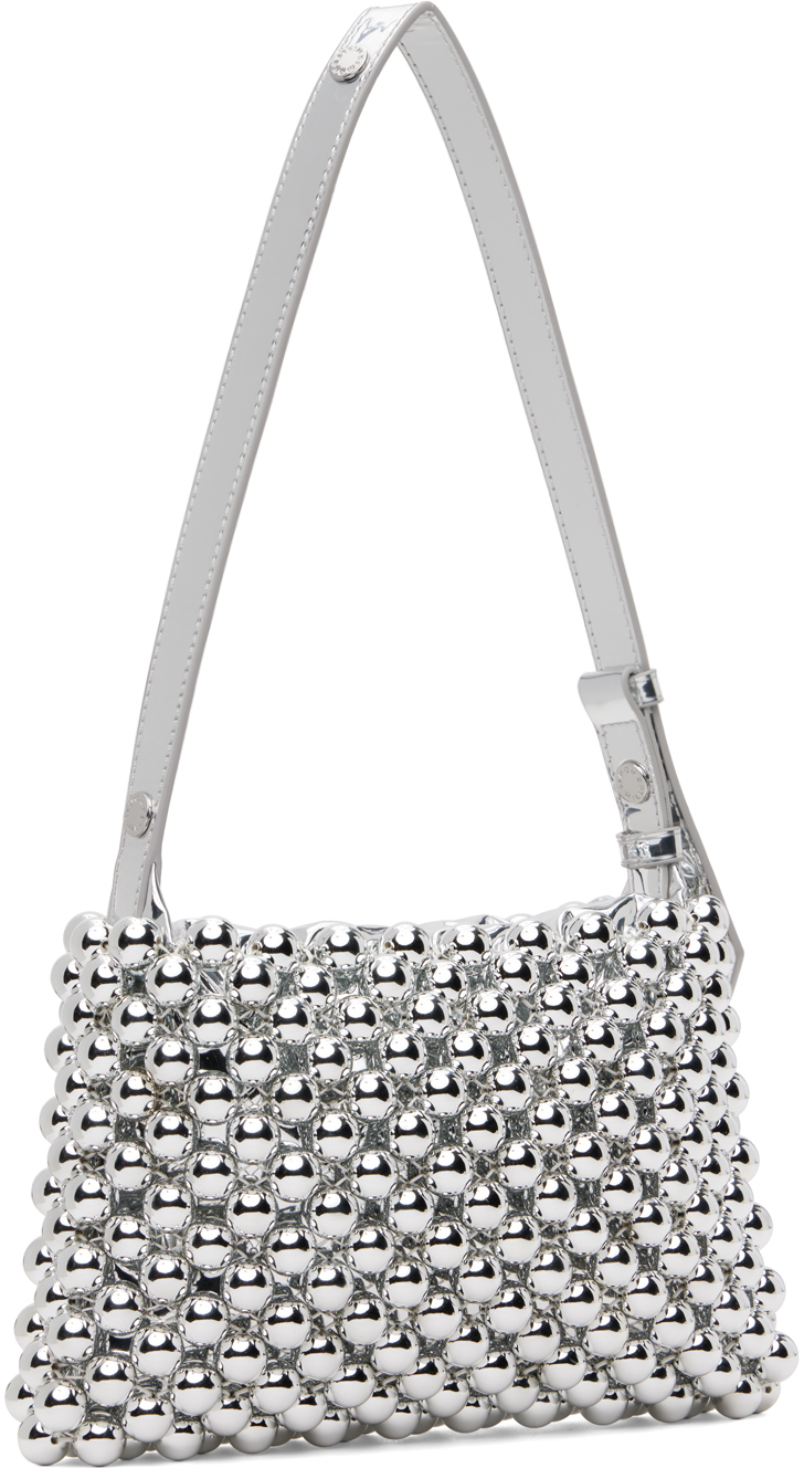 SIMONMILLER Silver Mini Puffin Bag