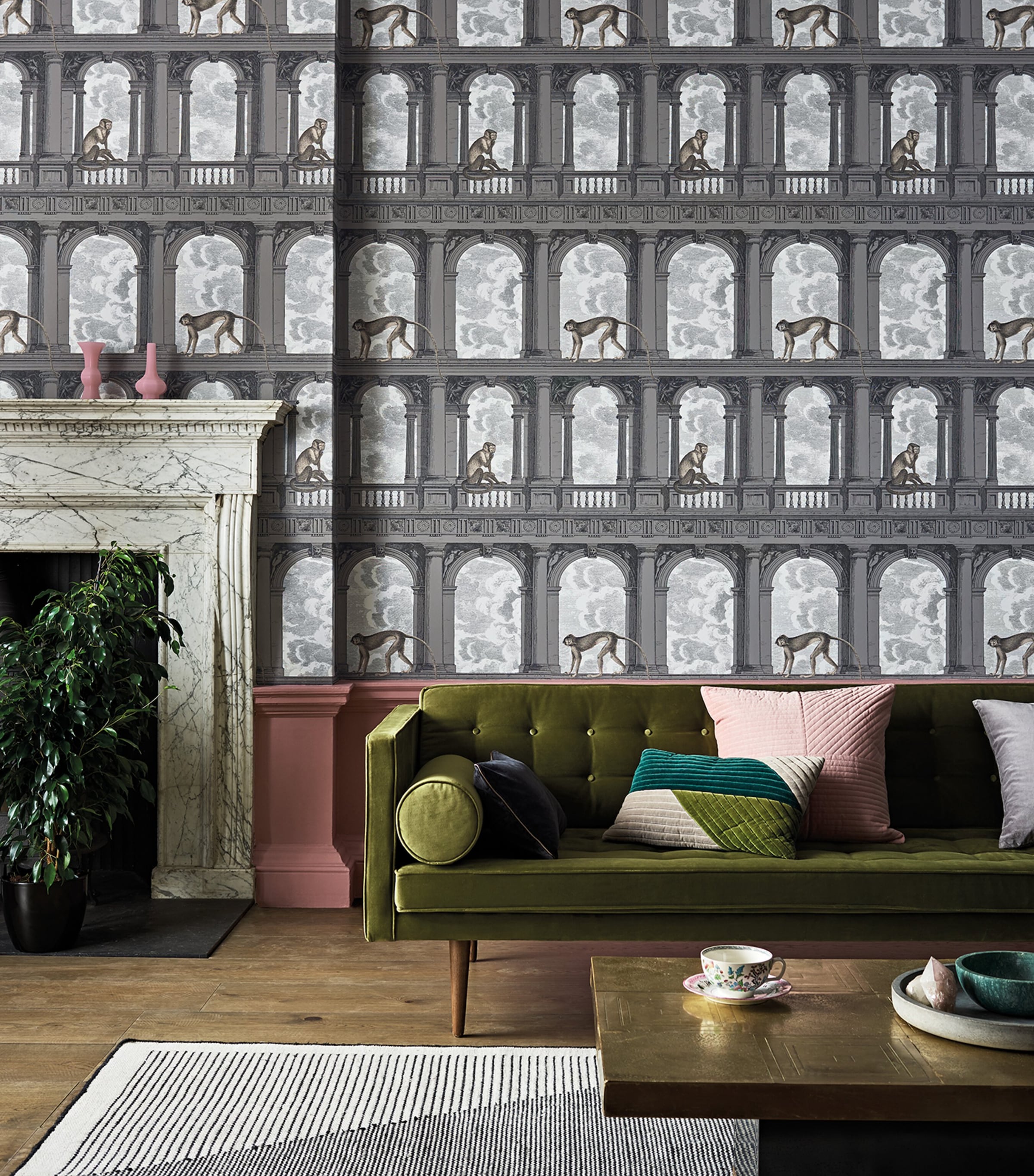 X Fornasetti Procuratie con Vista Wallpaper Roll