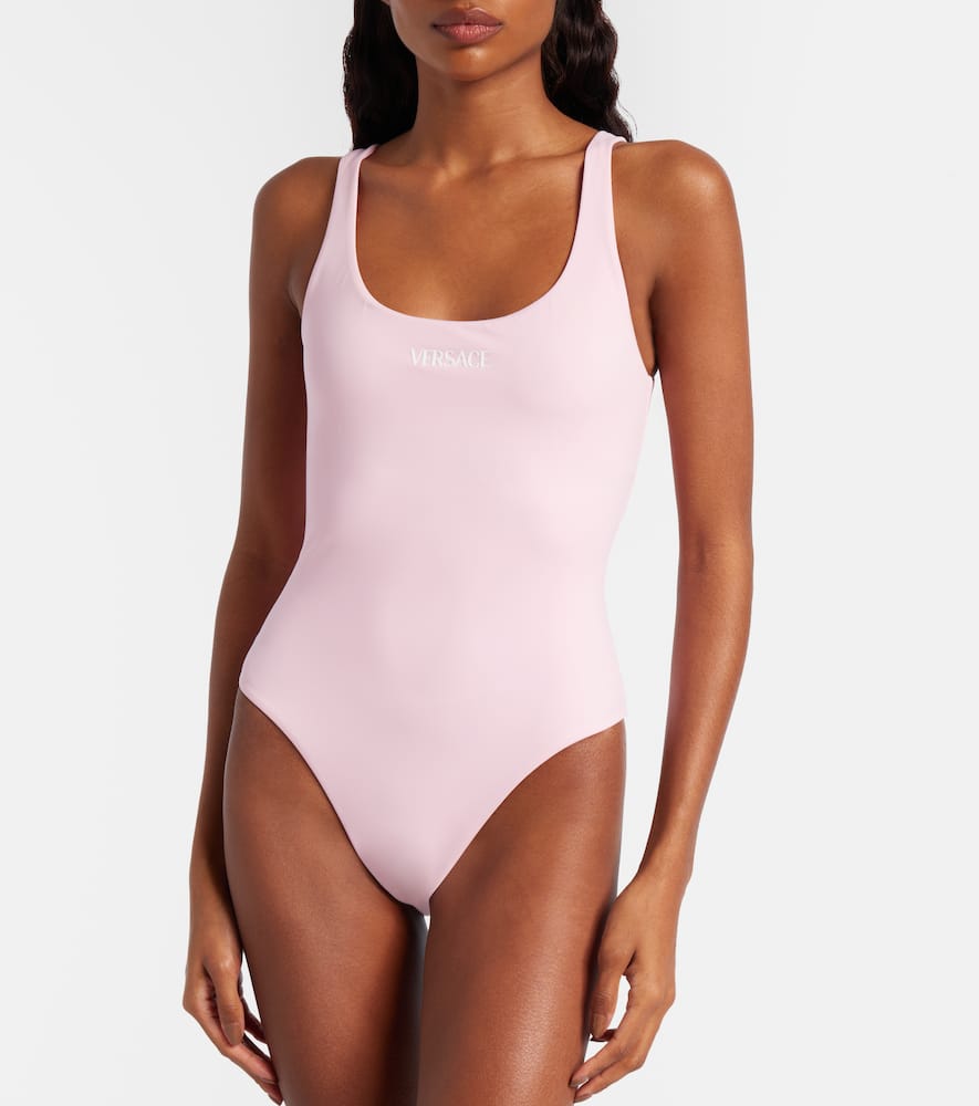 Draped crêpe jersey minidress