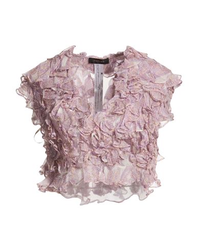 Woman Shirt Lilac Size 10 Silk