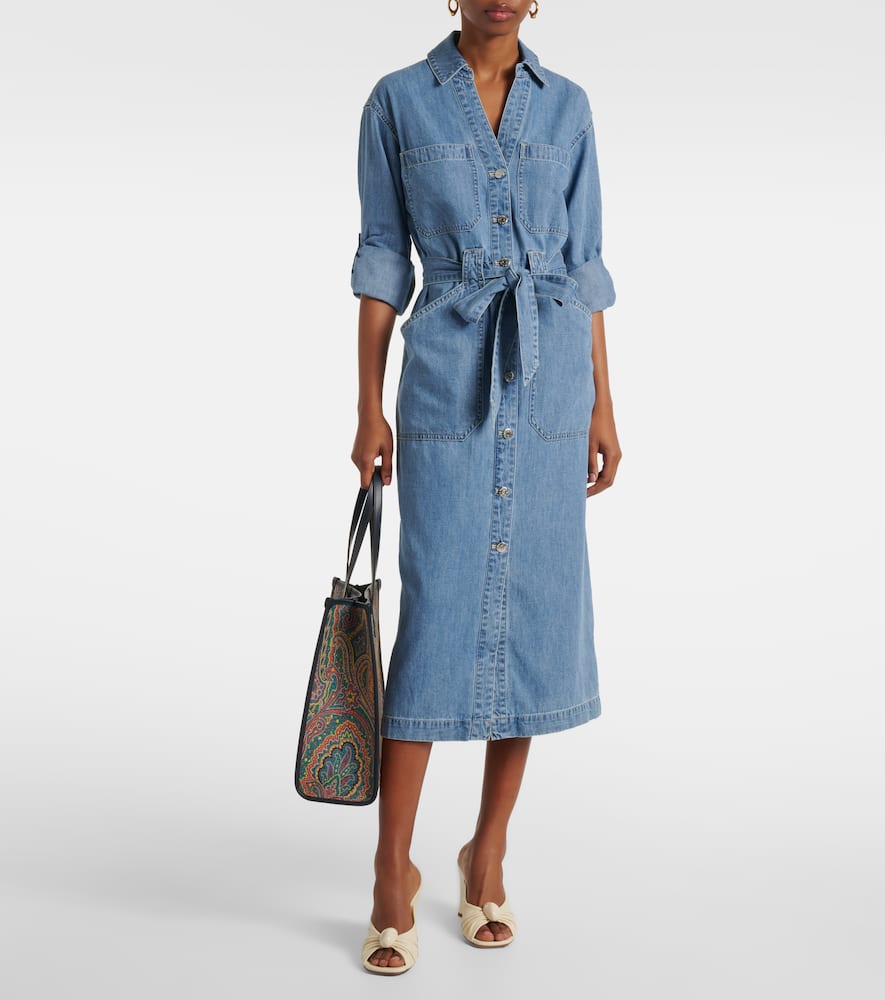 Evelyn denim shirt dress