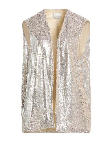 Crème Woman Jacket Silver Size 6 Polyester