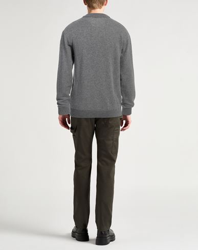 Daniele Fiesoli Man Sweater Grey Size L Merino Wool, Cotton