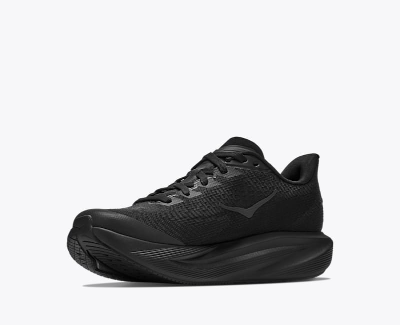 HOKA Mach 7 Walking Shoes in Black/Black