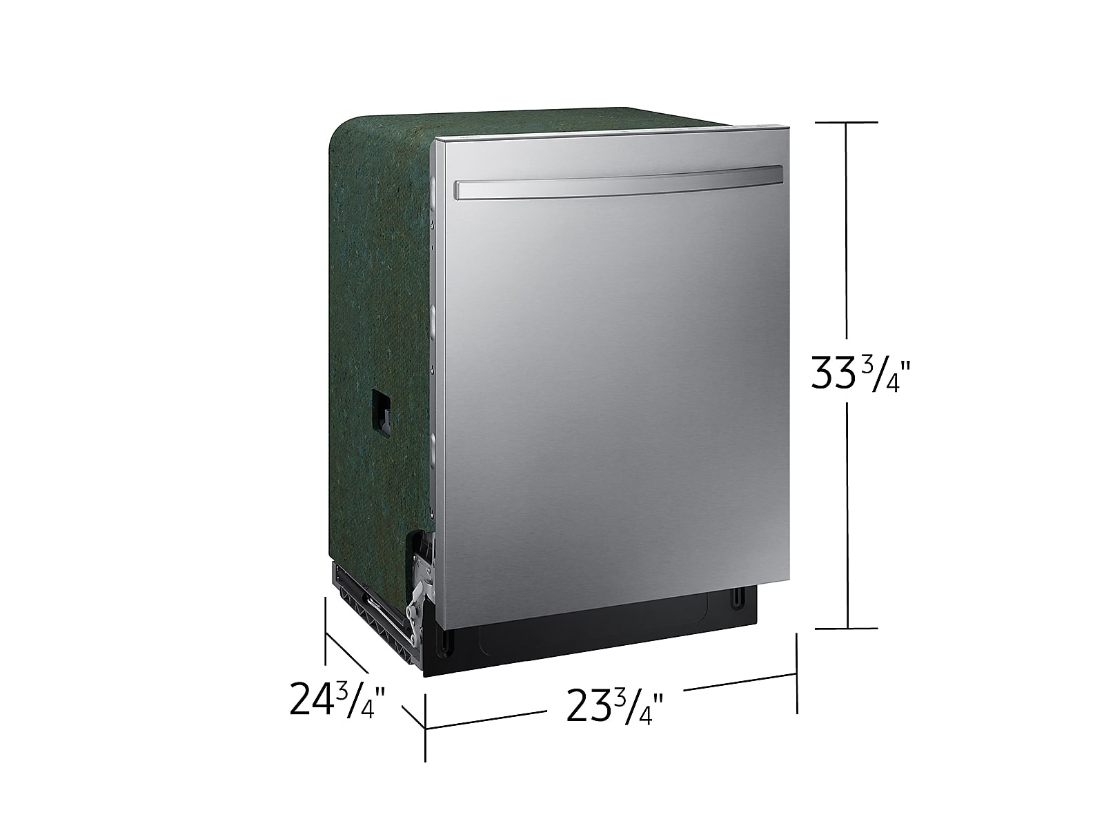 AutoRelease 51dBA Fingerprint Resistant Dishwasher with 3rd Rack in Silver(DW80CG4051SRAA)