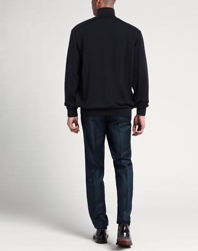 Man Turtleneck Midnight blue Size 46 Virgin Wool