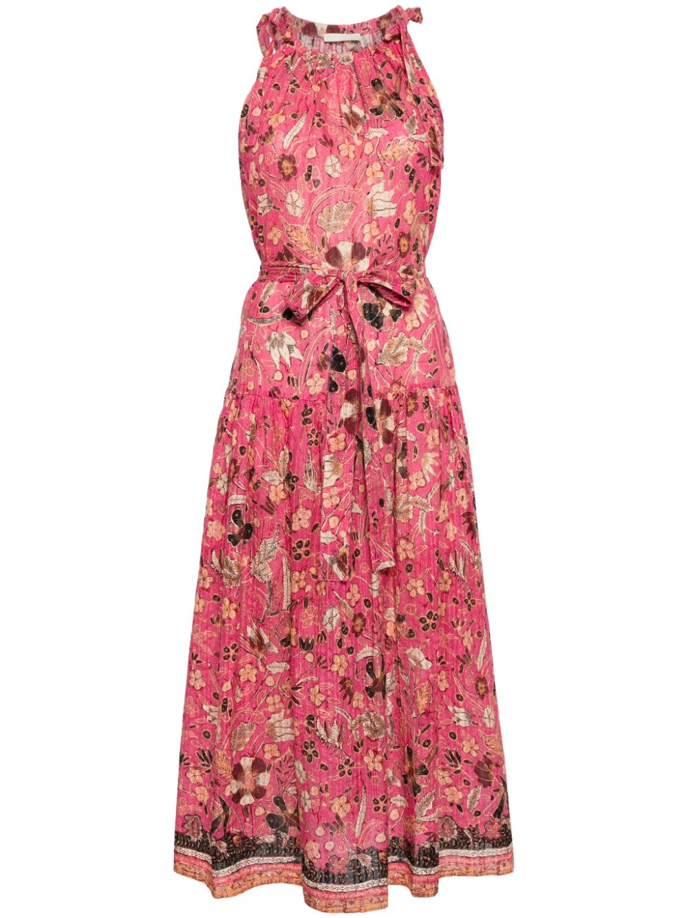 Samar midi dress - Red