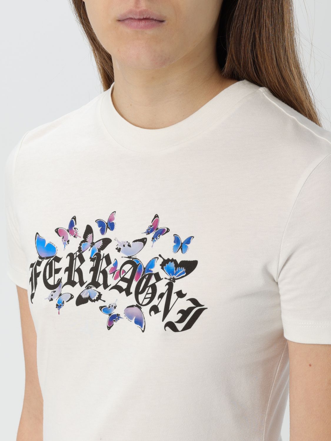 Gothic Butterflies T-shirt - White