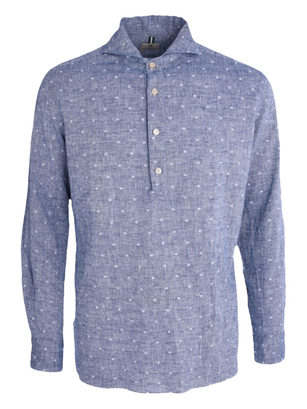 Polka-dot shirt - Blue