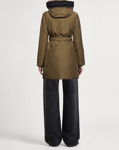 Woman Puffer Military green Size XXL Cotton, Polyamide, Wool, Polyester