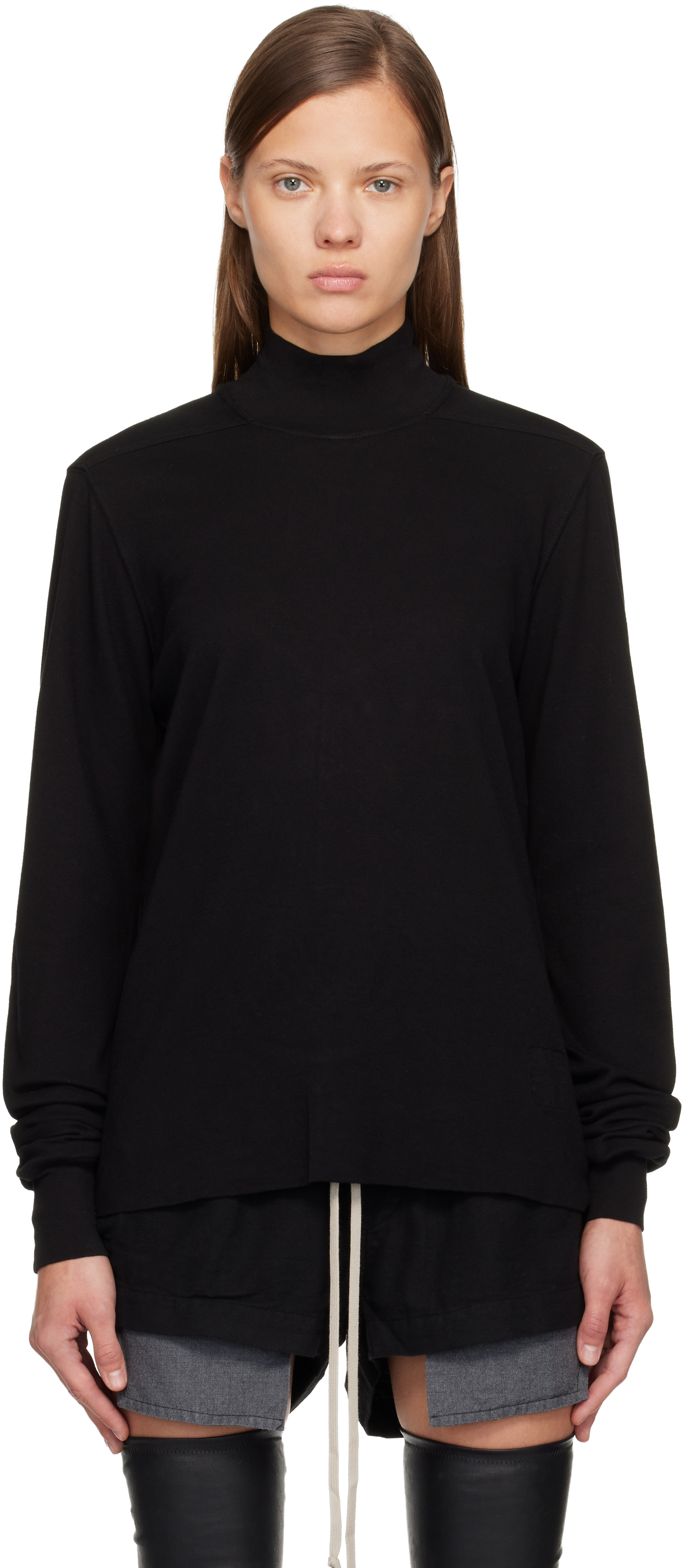 Black Concordians Headon Dbl Turtleneck