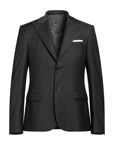 Man Blazer Grey Size 38 Polyester, Viscose