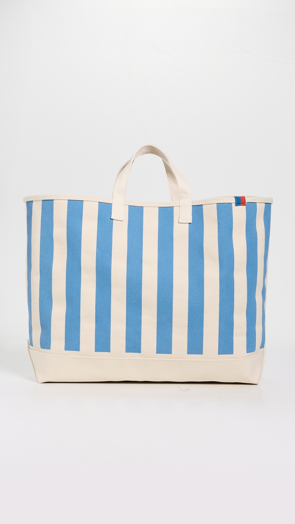KULE The All Over Striped Tote Canvas/Royal Blue One Size