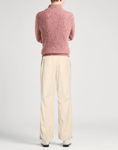 Man Pants Ivory Size 36 Cotton, Wool, Lambskin
