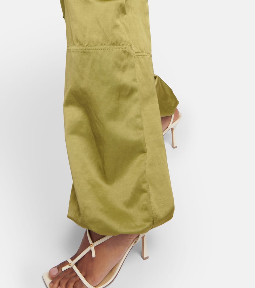 Slouchy Coolness hemp-blend cargo pants