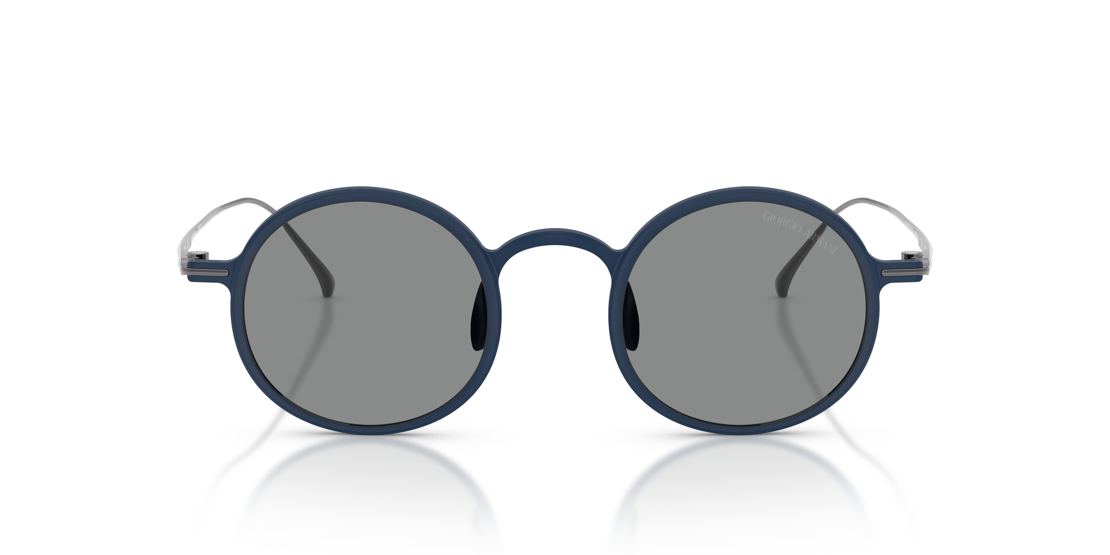 Giorgio Armani Man Giorgio Armani AR6173T 340502 Sunglasses Titanium Blue Grey Pantos Norma
