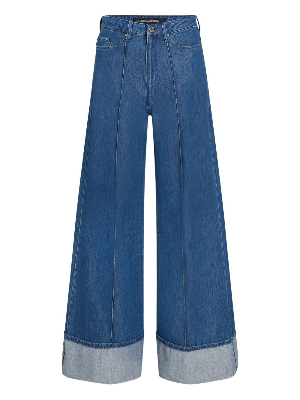 Folded jeans - Blue