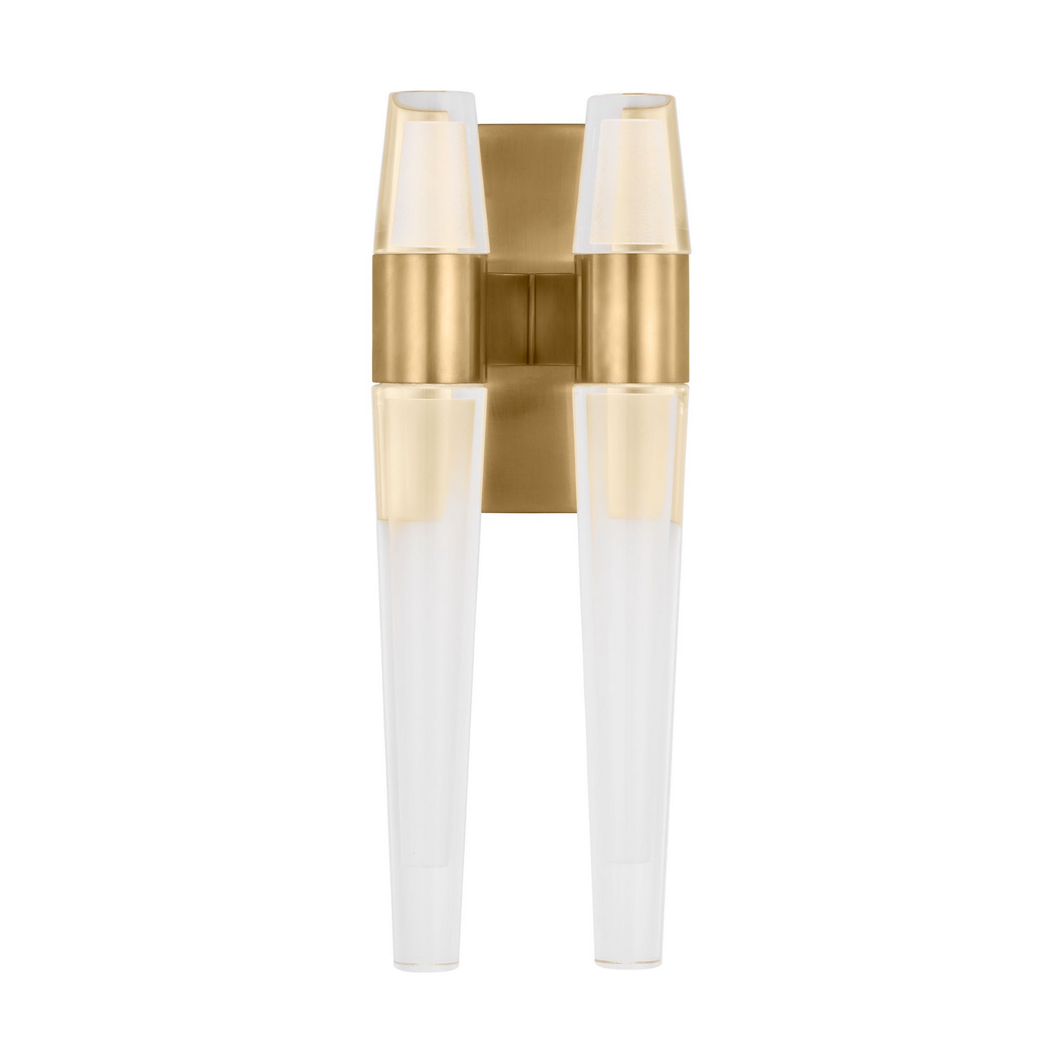 Natural Brass LED Wall Sconce from the Lassell Collection