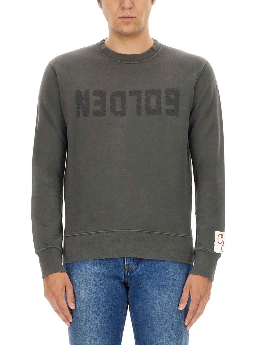 Cotton Jersey Sweatshirt with Logo