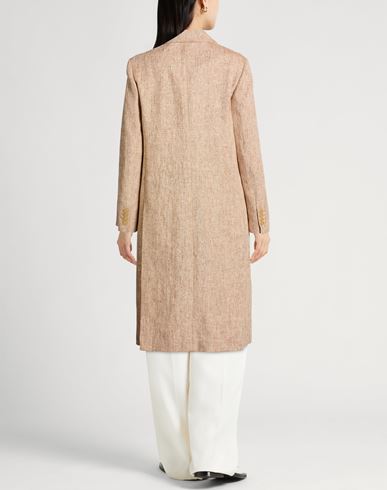 Forte_forte Woman Overcoat & Trench Coat Sand Size 1 Linen, Cotton, Polyester, Polyamide
