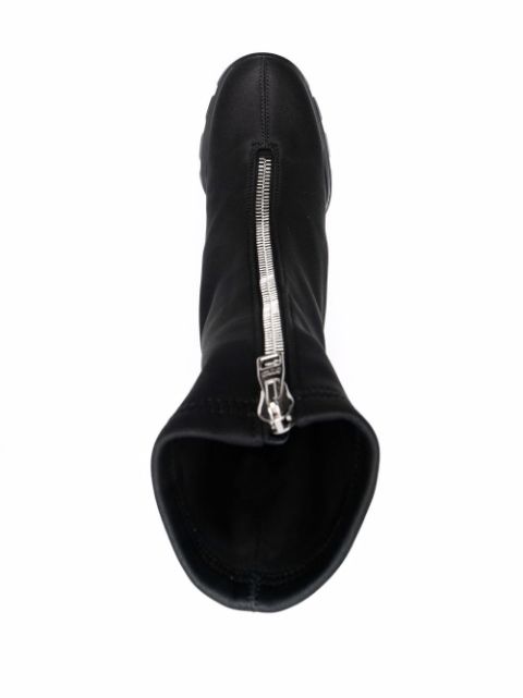 Zipped-up ankle boots