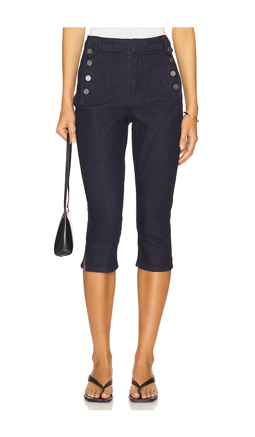AFRM CAPRIHOSE DIONE in Denim-Dark. Größe 32. Also in 24, 25, 26, 27, 29
