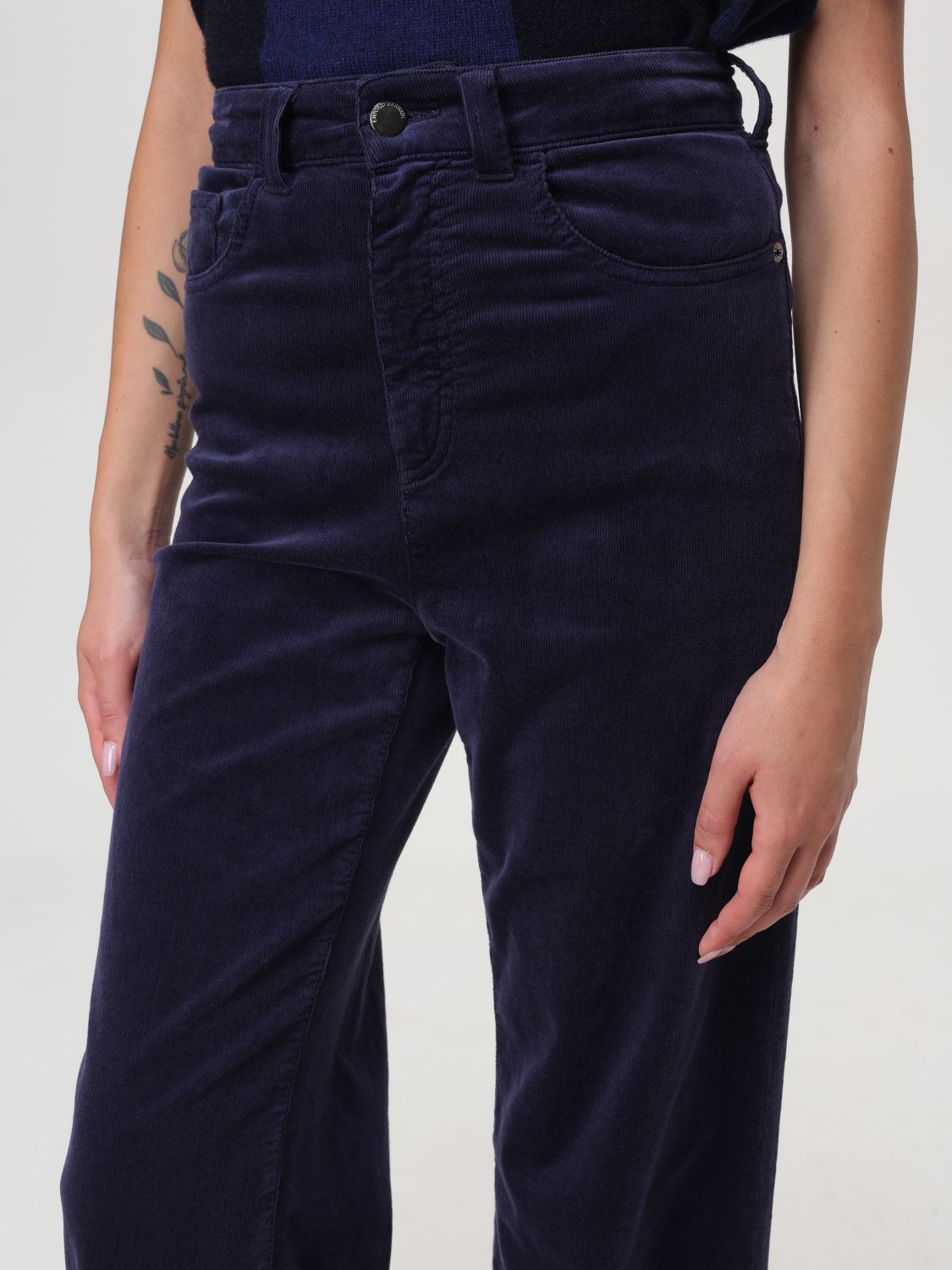 Pants Woman color Blue