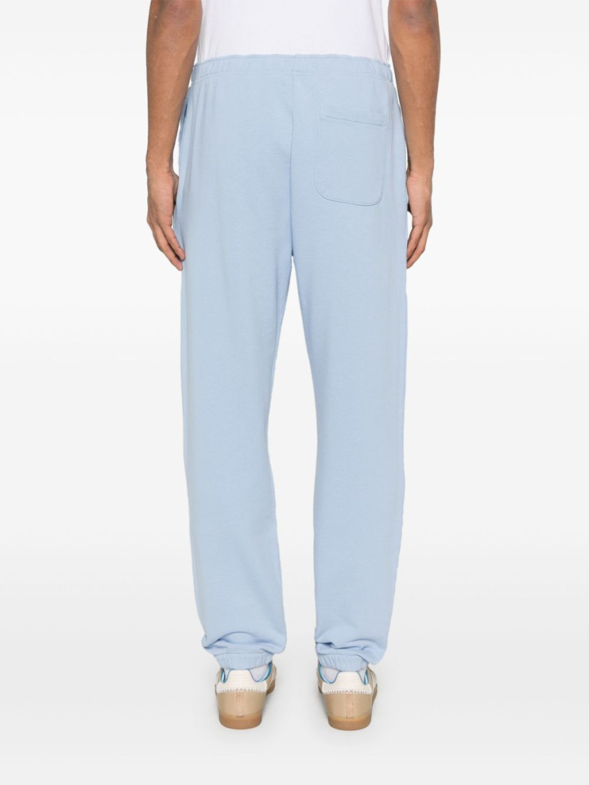 Sky Blue Cotton Track Pants