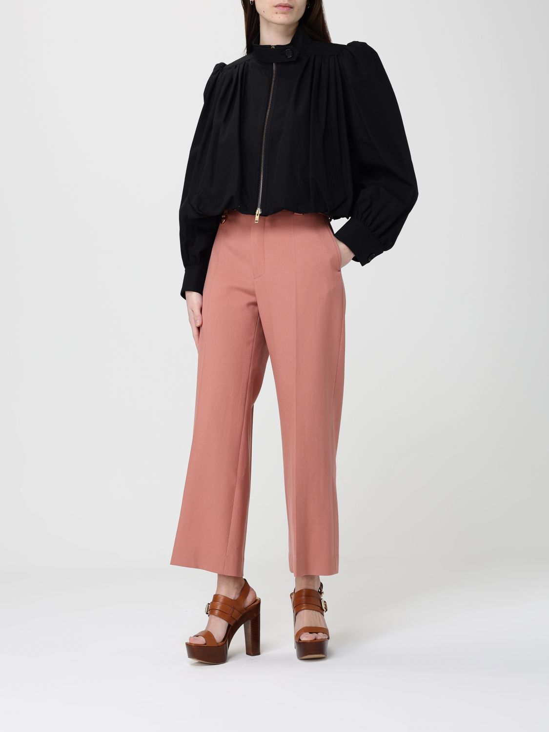 Pants CHLOÉ Woman color Pink