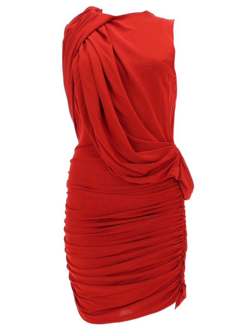 Magda Butrym - draped asymmetric one-shoulder mini dre