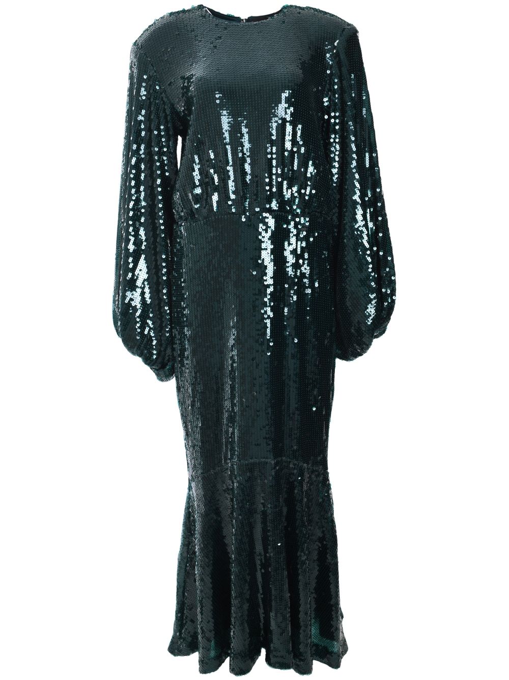 Sequined maxi dress - Green