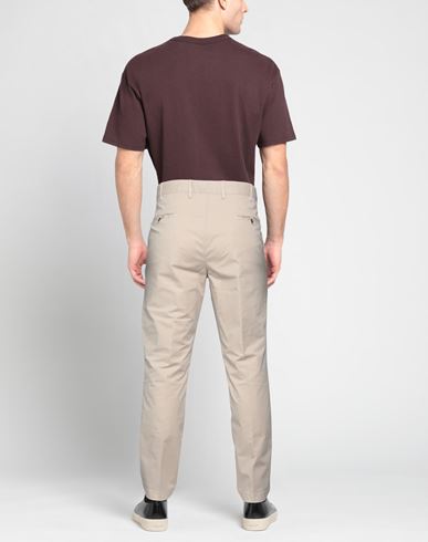 Man Pants Beige Size 40 Cotton, Elastane