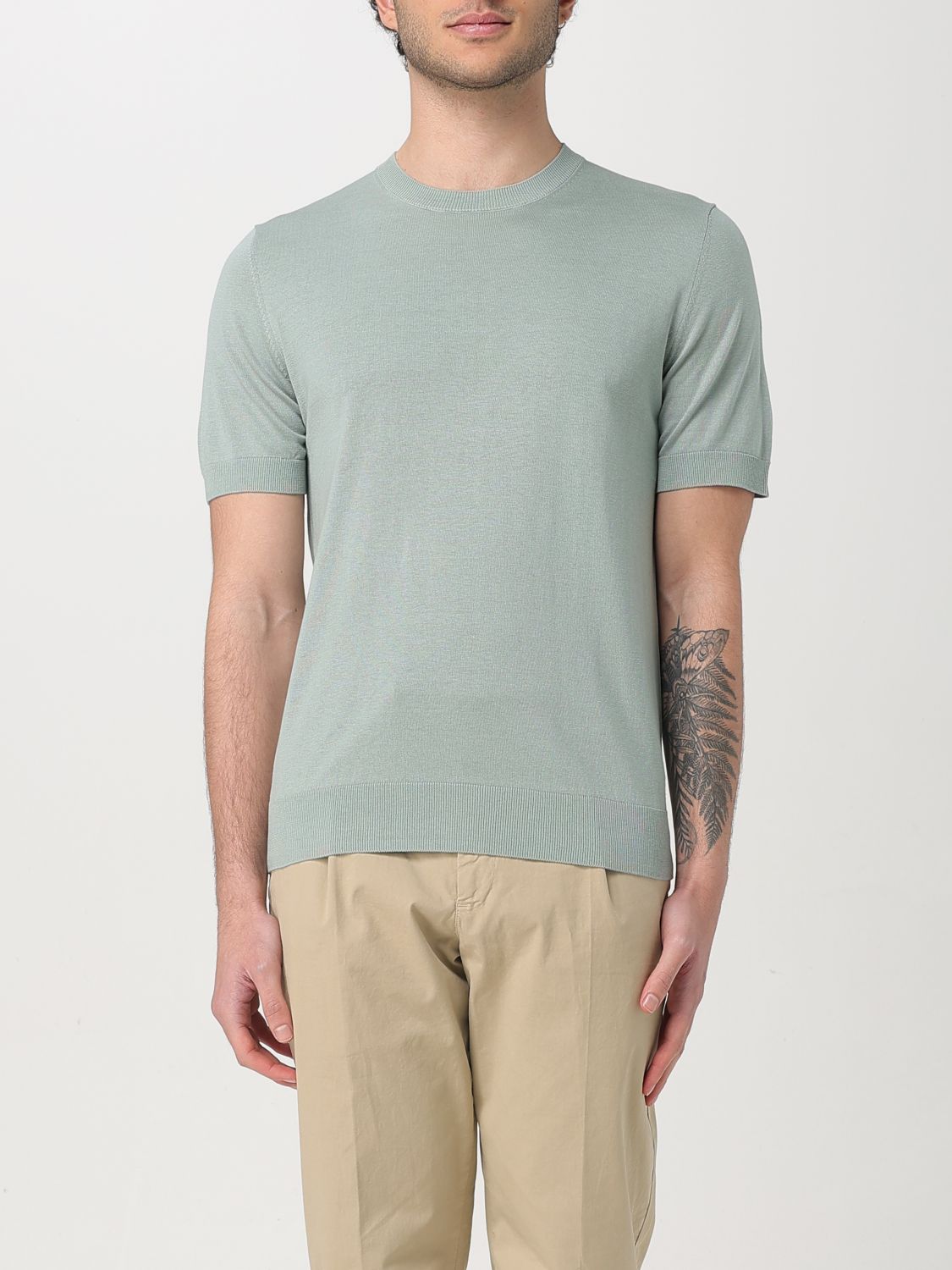 T-Shirt Men color Green