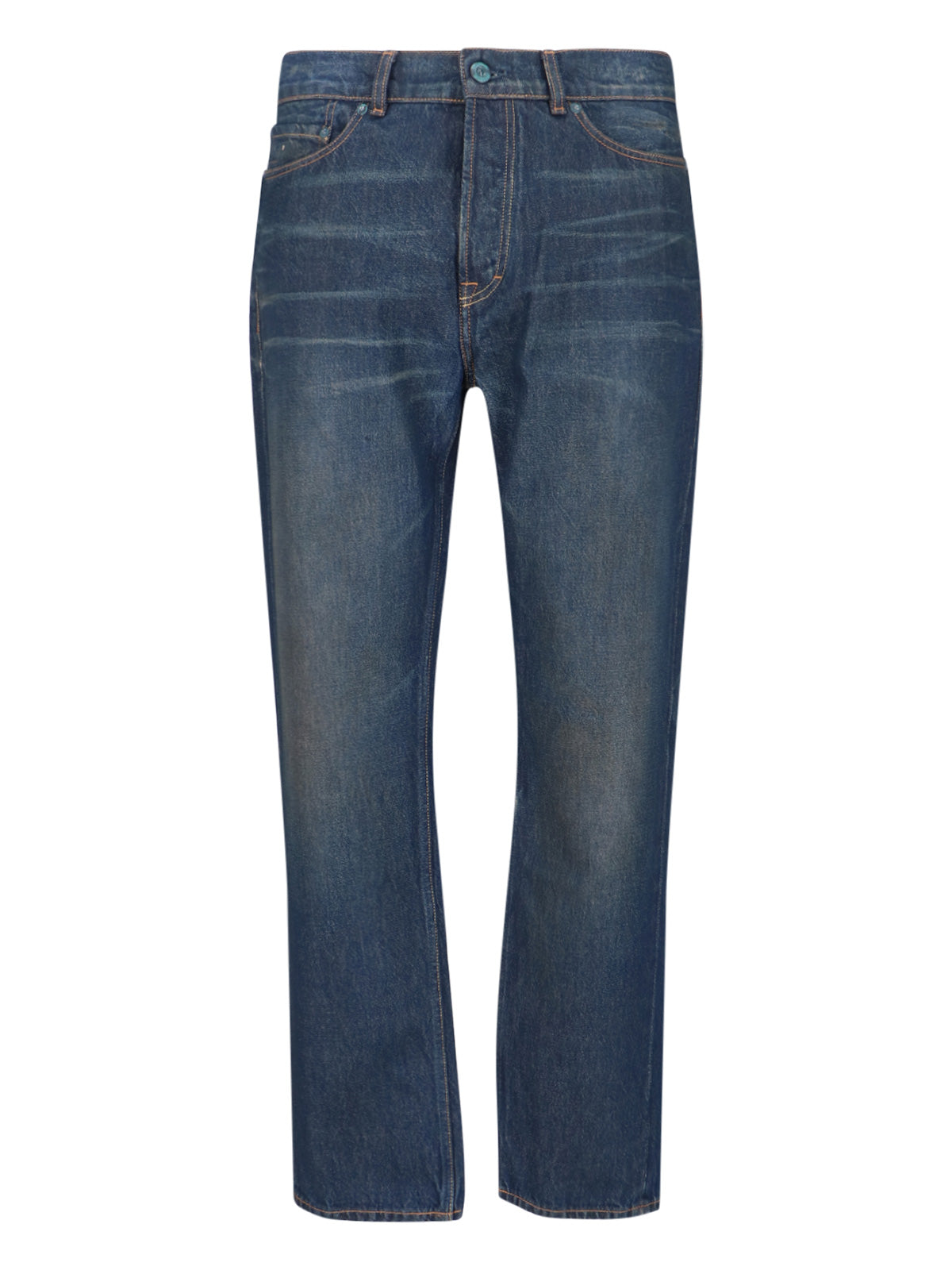 Sand-Tint 100% Cotton Jeans with Stainless Steel Buttons