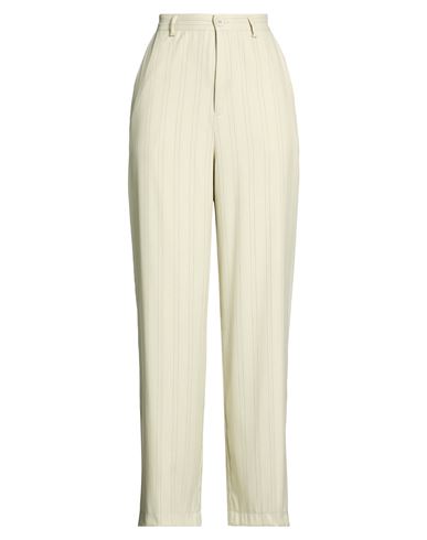Woman Pants Beige Size S Polyester, Viscose, Elastane, Metallic fiber