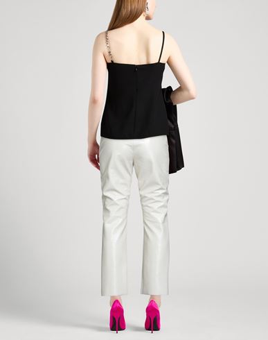 Woman Pants Ivory Size 6 Polyester, Polyurethane