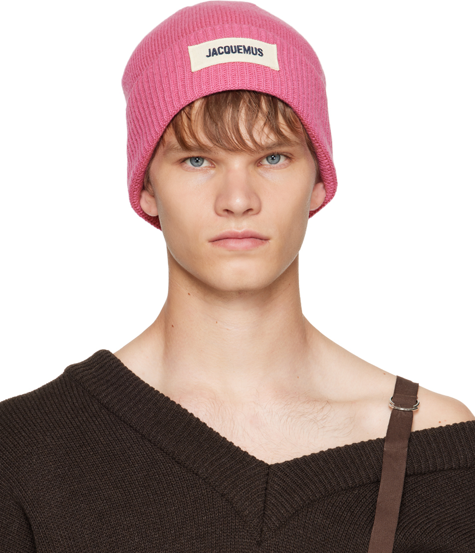 Pink Le Chouchou 'Le Bonnet Jacquemus' Beanie