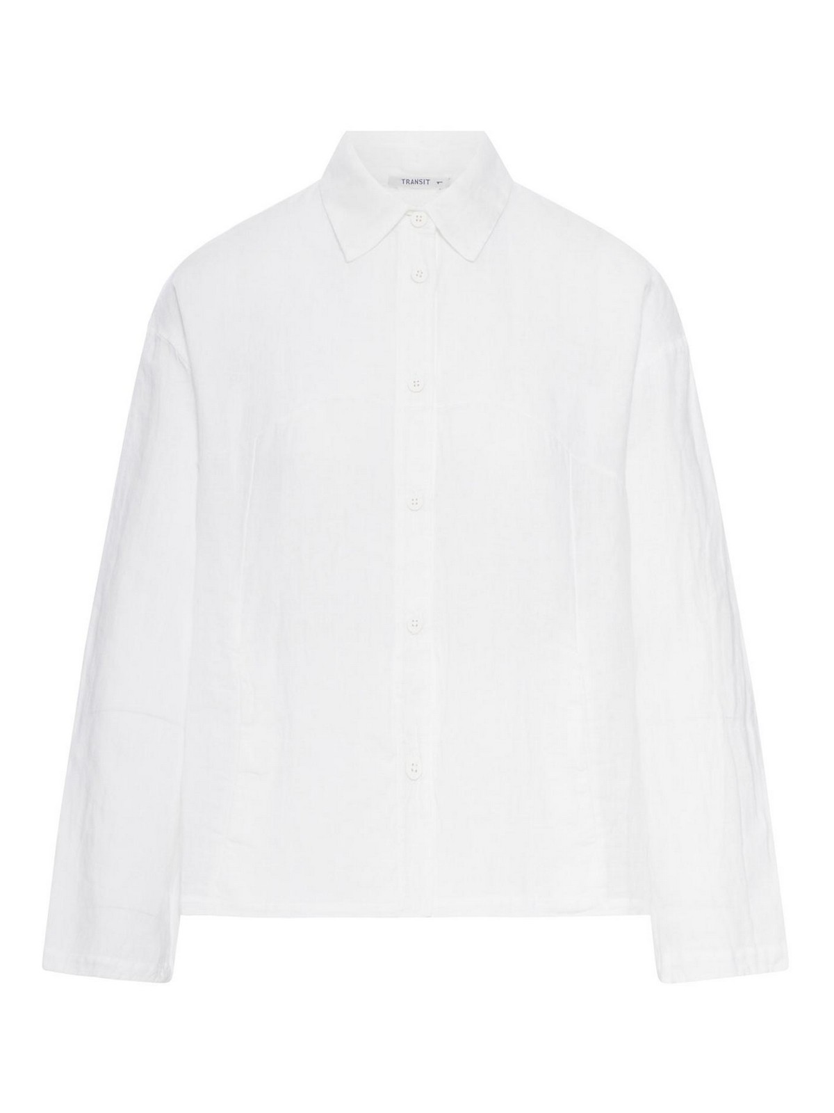 Linen Shirt With Classic Collar