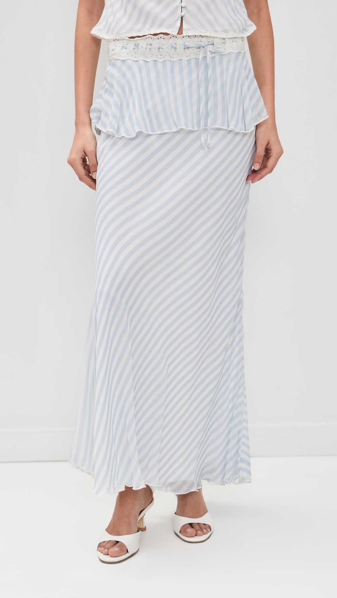Sylette Maxi Skirt Lariat Blue
