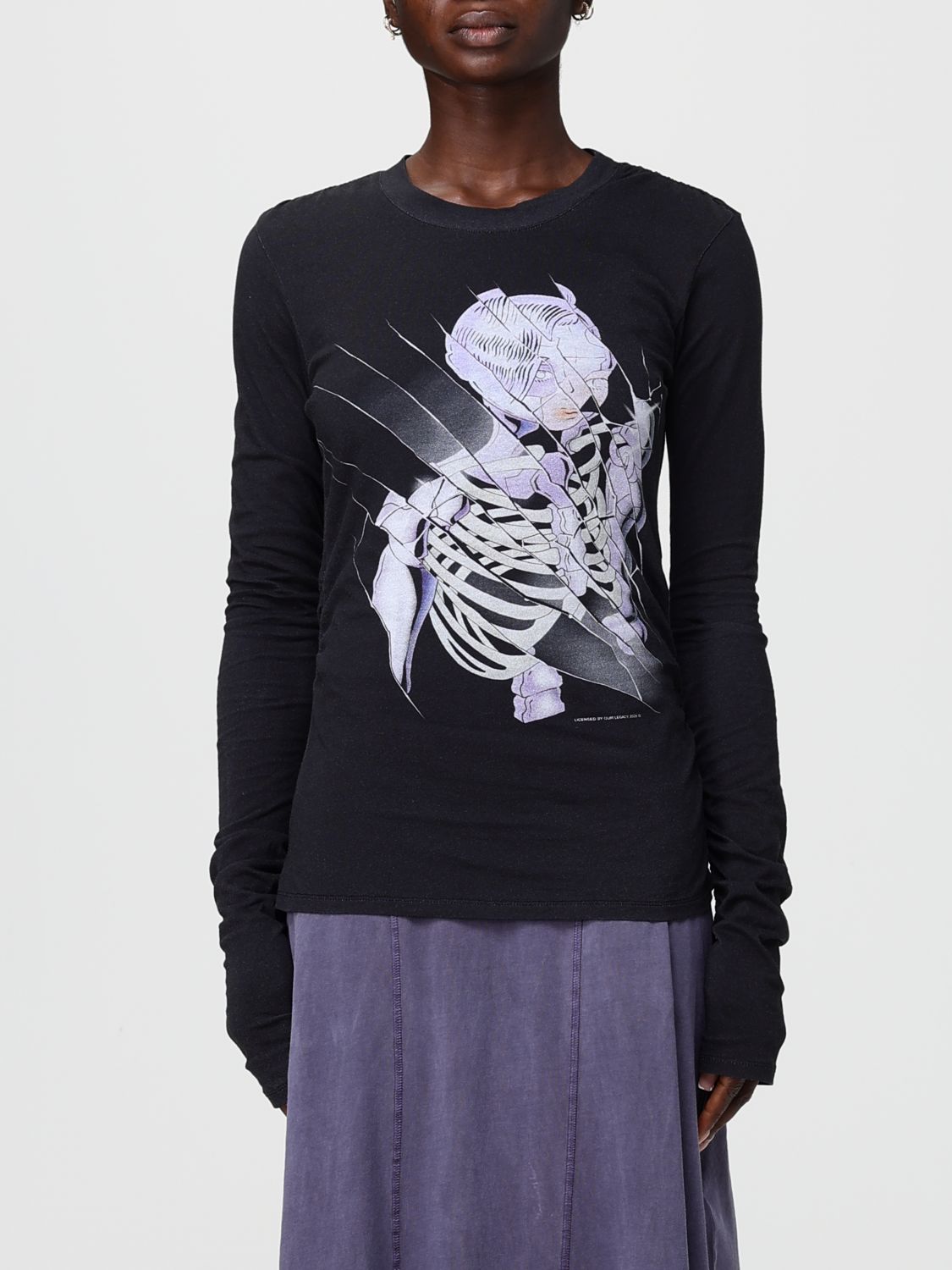 Sweatshirt Woman color Black