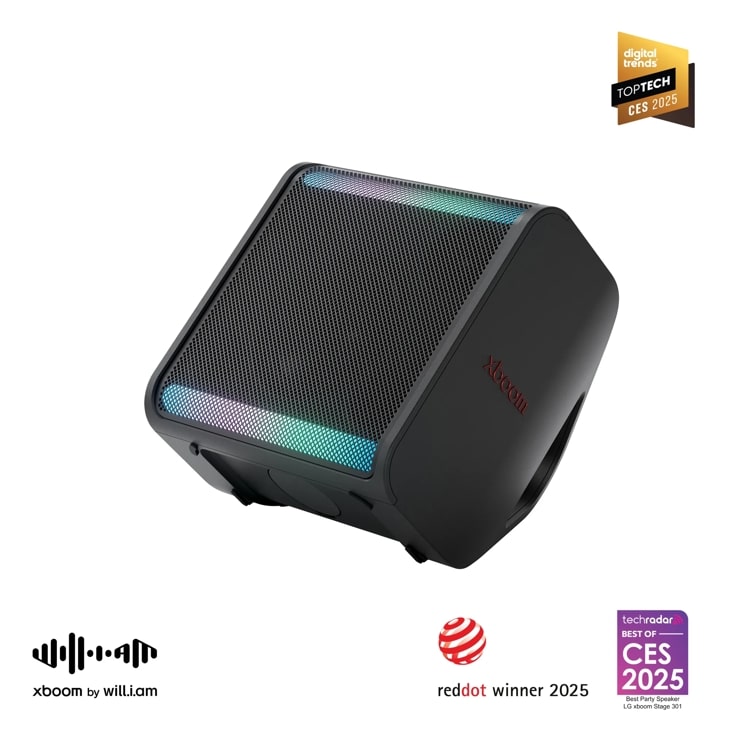 LG xboom Stage 301 | Bluetooth Speaker | xboom Signature Sound by will.i.am for Parties and Performances, Black