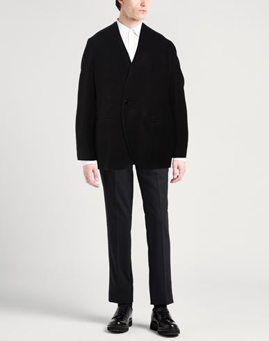 Man Blazer Black Size 36 Virgin Wool