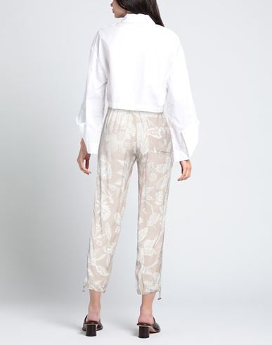 Woman Pants Light grey Size 4 Viscose