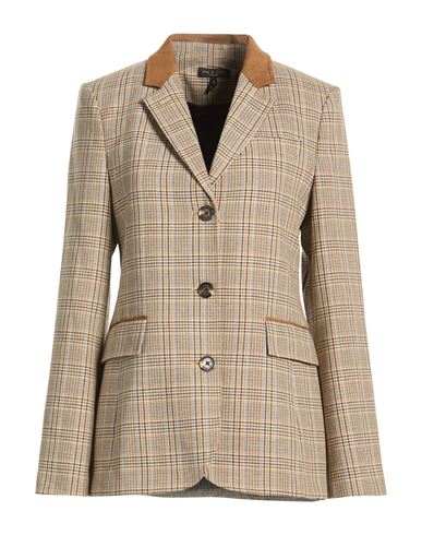 Woman Blazer Camel Size 0 Wool, Polyester